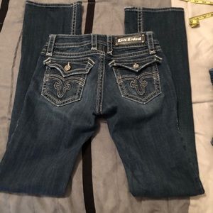 Excellent used Deborah rock revival boot cut jeans